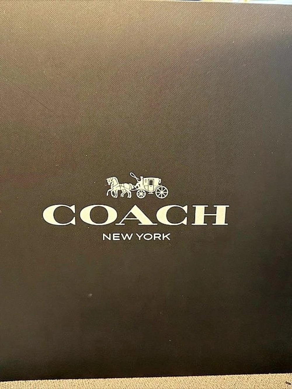 Coach New York Black Gift Box, Black & Brown